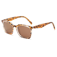 Nouvelles Lunettes de Soleil Carrées NWO T1836 à Monture Complète en TR90, Protection UV400, Style Rétro Tendance pour Conduite en Extérieur, Haute Qualité, Vente en Gros Direct Usine