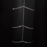 Chaîne de cuisse sexy en alliage multicouche avec strass, style européen et américain, transfrontalier - Meilleure vente eBay