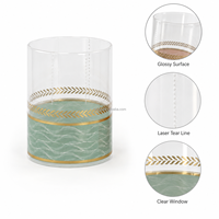 Capsules thermorétractables transparentes en PVC imperméables imprimées sur mesure pour cols de bouteilles avec ligne de déchirement au laser, marque Cailyn, fabricant OEM