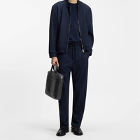 Porte-documents en PU fin personnalisé pour homme, sac à main pour ordinateur portable, sac de messager pour homme, sacoche de bureau
