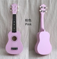 Kids 21-Inch Kids Ukulele Nylon Strings Full Wooden Barrel Body Musical Instrument
