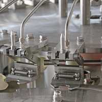 Machine automatique de remplissage et d'emballage de jus en verre avec contrôle PLC, économie d'énergie