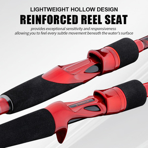 Cần câu cá nhanh, chất liệu carbon 33T, 216cm, lực 12-20lb, hành động nhanh MH, 10+1 vòng dẫn hướng - Product Image 5