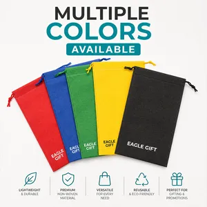Bolsas de Almacenamiento Ecológicas Personalizadas con Logotipo, Bolsas con Cordón para Zapatos y Juguetes - Product Image 4