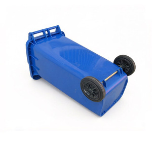 Contenedor de Basura Móvil con Ruedas de 120l, Cubo de Reciclaje, Contenedor Público, Cubo de Almacenamiento, Contenedor de Plástico <span class=keywords><strong>para</strong></span> Residuos, Cubo <span class=keywords><strong>para</strong></span> Desechos de Cocina - Product Image 6