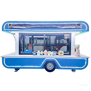 Chariot de Restauration Mobile Rétro Vintage Robuste Commercial pour Stand de Rue, Marché Nocturne, Vente de Fritures, Boissons et Snacks - Product Image 5