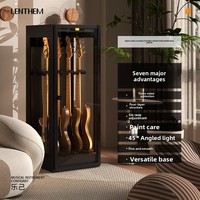 Gabinete de Control de Humedad para Instrumentos Musicales LENTHEM Modelo 185 con Deshumidificación a Prueba de Humedad para Guitarra Eléctrica y Pipa