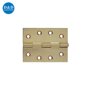 Accesorio de hardware personalizado Bisagra de puerta de latón macizo resistente de color dorado de 4 pulgadas - Product Image 2