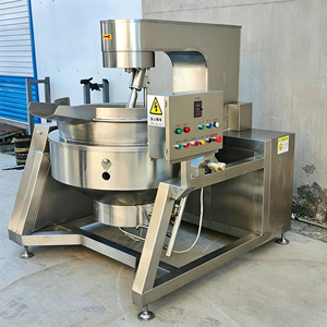Marmite de cuisson industrielle à vapeur 500L, <span class=keywords><strong>grande</strong></span> capacité, à double enveloppe, pour riz frit, à vendre - Product Image 6