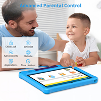 Tablette Android pour enfants de 10,1 pouces, WiFi 6, Android 16 GMS, 3 Go de RAM, 64 Go de stockage, processeur quadricœur RK3562, batterie de 6000 mAh, tablette éducative
