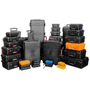 Black PP Material Dustproof Equipment Carrying Tool Storage <strong>Case</strong> Lined Shockproof Foam Rugged IP67 <strong>Hard</strong> Plastic Waterproof <strong>Case</strong> - Product Image 1