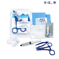 Consommables médicaux directs d'usine, kit de pansements chirurgicaux, boîtes de pansements de qualité pour les hôpitaux