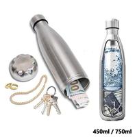 500ml Détachable Cola Bouteille Diversion Safe Bouteille D'eau Gobelet En Acier Inoxydable Avec Cachette Spot