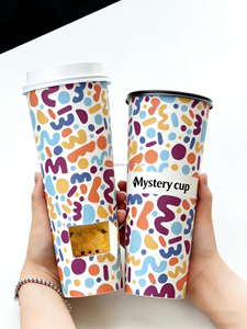 Bicchieri di Carta per Tè al Latte e <span class=keywords><strong>Caffè</strong></span> con Logo Personalizzato, Scatola Sorpresa, Vendita all'Ingrosso - Product Image 5