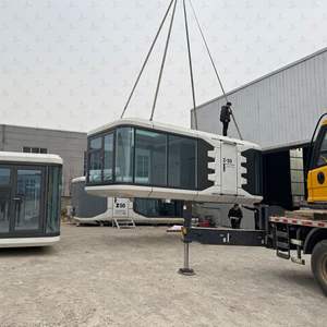 Lubangzhu Fournisseur d'usine, maison en structure légère en acier et en aluminium, camping en plein air, maison intégrée B&B, capsule spatiale - Product Image 2