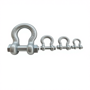 Grillete Doble Tipo D - Capacidad de Carga de 10 Toneladas, Bloqueo Manual, Acero al Carbono Tipo Arco con Conexión de Elevación con Tuerca Anti-Desprendimiento - Product Image 5