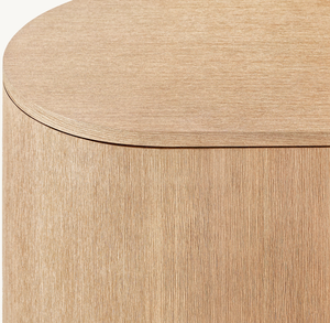 خزانات جانبية من الخشب الصلب ذات 6 أبواب ديكور منزلي للولبية مخددة - Product Image 2