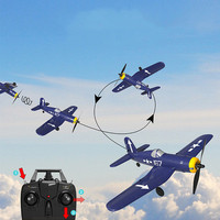VOLANTEXRC RC avion télécommandé F4U 2.4Ghz 4-CH prêt à voler avec gyroscope rc avion radiocommande jouets