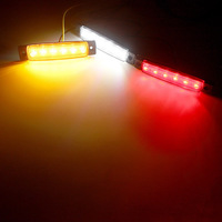 12V 24V 6LED feu de position latéral Auto voiture Bus camion camion indicateur SMD Led remorque lumière avertissement arrière camion feux latéraux
