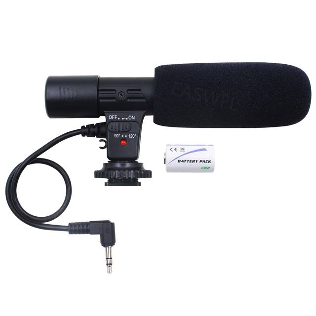 New MIC-01 Wired 3.5mm Handheld Microphone Conference Stereo Microphones for D7000 D300s D5100 D5300 D3300 D3200