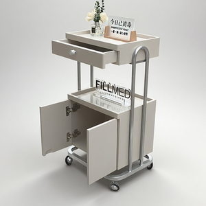 Carrito de Almacenamiento de Herramientas con Ruedas, Moderno, de Hierro, Ecológico, para Salón de Belleza, Peluquería, Oficina en Casa, Baño - Product Image 3