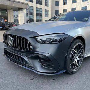 W206เปลี่ยนเป็นชุด C63 AMG สำหรับ <span class=keywords><strong>Mercedes</strong></span> Benz C Class W206 <span class=keywords><strong>2022</strong></span> + พร้อมกระจังหน้ากันชนหลัง - Product Image 4