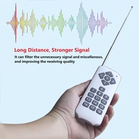 Télécommande personnalisée à 16 touches avec contrôleur de relais intelligent Émetteur et récepteur RF multicanaux pour usage domestique Personnalisable