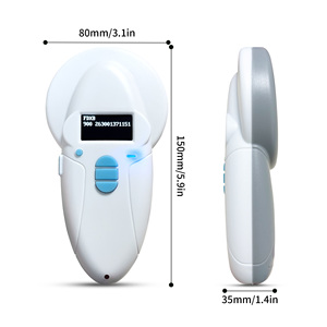 เครื่องสแกน1.44IN ไมโครชิปสำหรับสัตว์เลี้ยงแบบไร้สายผ่านบลูทูธหน้าจอ TFT ISO11784เครื่องอ่าน RFID 85 FDX-B - Product Image 4