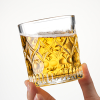 Verre à whisky épais en cristal, style ancien, vente en gros, écologique et réutilisable pour le vin et la bière