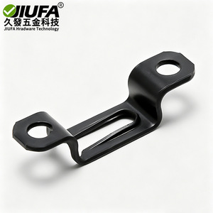 Connecteur de meuble dissimulé JiuFa 5 mm en acier au carbone noir, support durable pour étagère de placard - Product Image 3