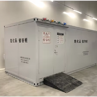 Armoire de stockage de produits chimiques dangereux SCEELAB, pour l'extérieur, temporaire, pour usage industriel en usine