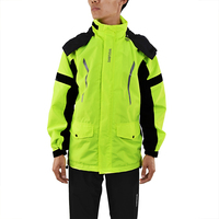 WOSAWE vestes de pluie de cyclisme imperméables de haute qualité noir imperméable personnalisé manteau de pluie à séchage rapide