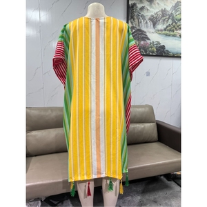 Nuevos Vestidos Holgados con Flecos Africanos para Mujer, Estilo Manga Murciélago, Frescos y Hermosos - Product Image 3