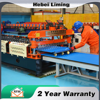 Machine de formage de tôles en acier coloré Hebei Liming, machine de traitement de tôles métalliques
