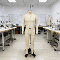 Maniquí de Costura Profesional Junmei para Hombre, sin Cabeza, de Fibra de Vidrio, para Pruebas de Prendas OEM, CN # Maniquí de Costura en Pie, 92 cm