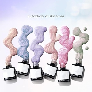 Smalto Semipermanente Effetto Occhio di Gatto, Set <span class=keywords><strong>da</strong></span> 6 Colori Magnetici Shimmer Perlati per Nail Art con Magnete - Product Image 4