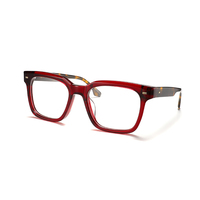 Produits très demandés Nouvelles montures de lunettes de vue unisexes tendance en acétate transparent anti-lumière bleue à motif floral