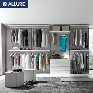 Armario <span class=keywords><strong>de</strong></span> Dormitorio Económico Allure <span class=keywords><strong>de</strong></span> MDF con 3 Puertas Corredizas y Cajones - Product Image 2