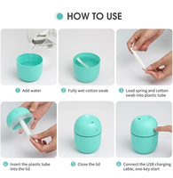 Mini humidificateur d'air portable, diffuseur d'arômes, petit diffuseur d'huiles essentielles, diffuseur de parfum pour la maison ou la voiture