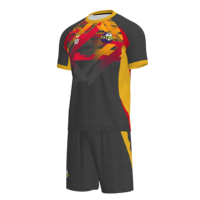 Jersey Sepak Bola Cetak Digital Kustom Tim China Unisex Dewasa 100% Poliester Anti-Bakteri Cepat Kering Bernapas Perlindungan UV
