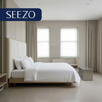 Ensemble de chambre d'hôtel avec garantie de dix ans, revêtement en microfibre de qualité supérieure, contrôle qualité, consultance sur les coûts