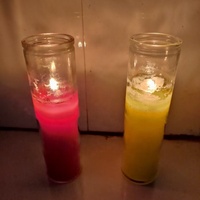Bougies spirituelles en gros personnalisées avec étiquette privée, en pot de verre, à base de cire végétale, pour la prière religieuse, bougies de 7 jours