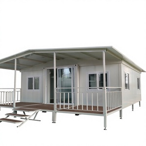 Casa Contenedor Modular Prefabricada, Expandible, Moderna, Plegable, de Panel Sándwich, de Acero, Lista para Enviar, Estándar de 20 pies/40 pies - Product Image 1
