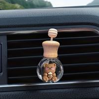 8ml Mini bouteille de parfum de voiture vide verre parfum huile essentielle aromathérapie diffuseur rechargeable parfum pendentif