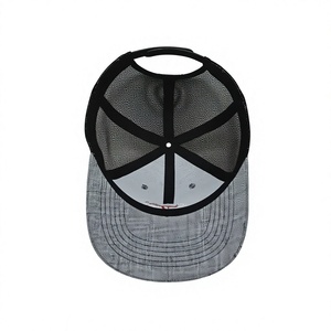 Casquette Trucker Broderie 3D Lettres en Gros, Casquette Structurée 6 Panneaux de Haute Qualité avec Maille, Profil Moyen, pour Hommes, Fabriquée au Vietnam - Product Image 4