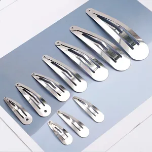 Stainless Steel BB Hairpin Diy Hairpin Material Square Water Drop Shape Natural Hair Clip