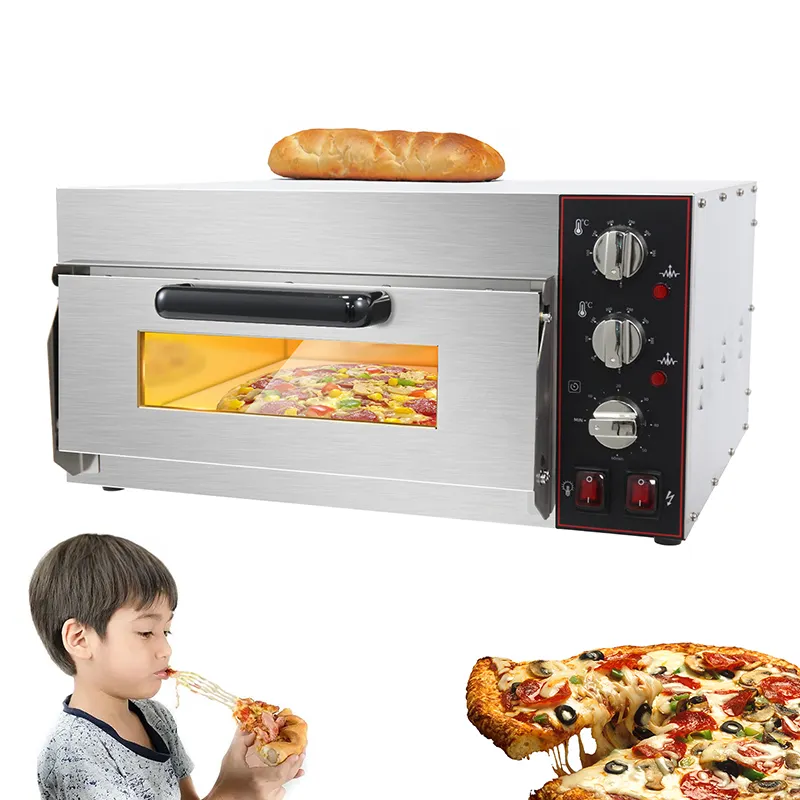 Commercial 220v Single Deck Oven / Home Use Pizza Oven / Electric Baking Pizza Oven for bakery