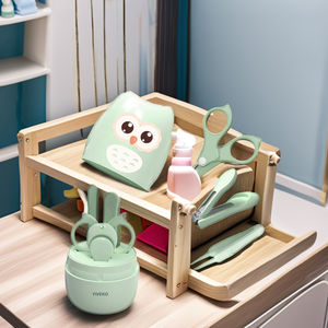 Offre Spéciale 2024 Nouveau produit en silicone pour bébé Kids-Owl Design Baby Tweezers Care Kit avec tondeuses Ciseaux Lime à <span class=keywords><strong>ongles</strong></span> et pince à épiler - Product Image 3