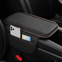 Coussin d'accoudoir de voiture en cuir à mémoire de forme, housse de coussin de console centrale respirante et confortable, pour BMW Toyota Honda