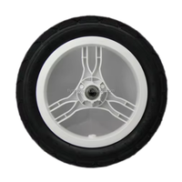 Roue avant de poussette pour bébé de 6,5 pouces, pneu en caoutchouc gonflable en PU pour bébé Jiooger